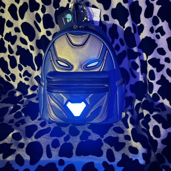 Pepper Potts marvel loungefly light up loungefly backpack